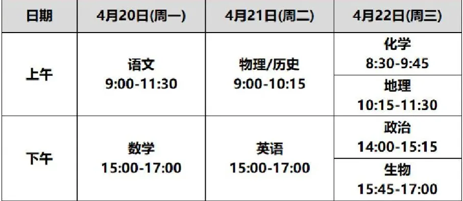 下周开考!苏州期中考安排表+考试范围出炉!免费领初一到高二往年真题 第38张