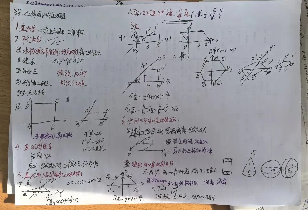 月考试卷讲评课、多面体的结构特征,直观图,多面体的表面积和体积 第12张