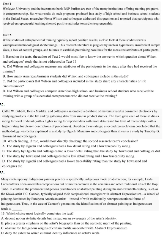 千万别盲目刷SAT真题!这套SAT阅读难题真题pdf合集,吃透=搞定24年30多套SAT!做题秒选正确答案!免费领取 第2张 千万别盲目刷SAT真题!这套SAT阅读难题真题pdf合集,吃透=搞定24年30多套SAT!做题秒选正确答案!免费领取 第2张