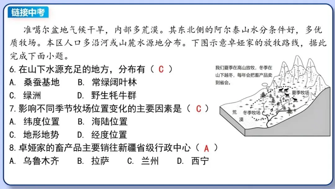 2026年中考地理复习专题十八 认识区域:环境与发展(课件+教学设计+导学案+课后习题) 第48张