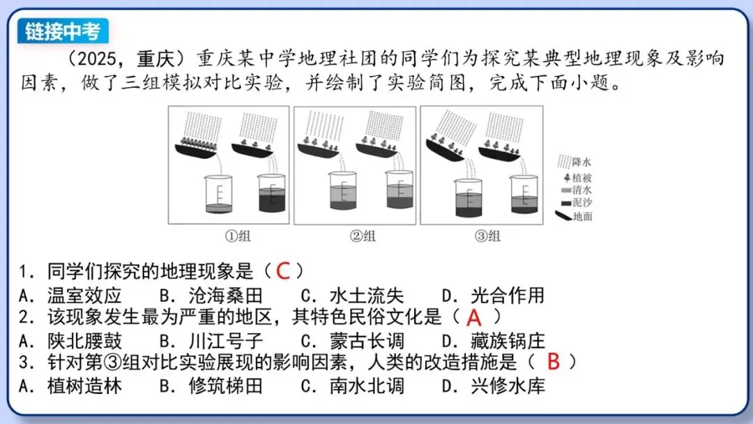 2026年中考地理复习专题十八 认识区域:环境与发展(课件+教学设计+导学案+课后习题) 第74张