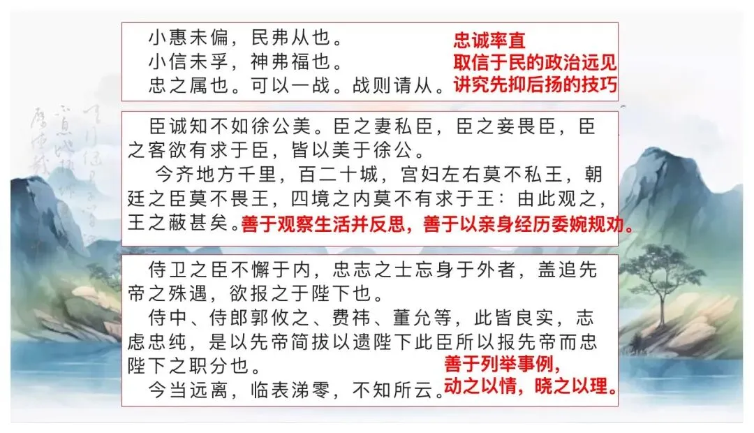 中考劝谏类文言文复习,这样讲太赞了! 第13张