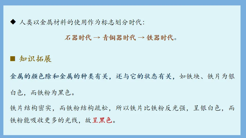 中考化学复习:金属和金属材料 第7张