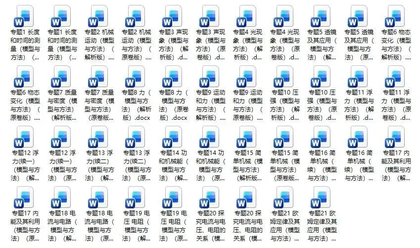 2026中考物理一轮复习讲练测(专题复习+专项训练+模型与方法+模拟卷) 第8张