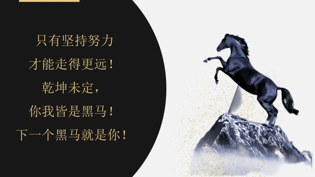 中考高考临近激励冲刺主题班会【如何成为黑马】(附课件+讲稿) 第24张