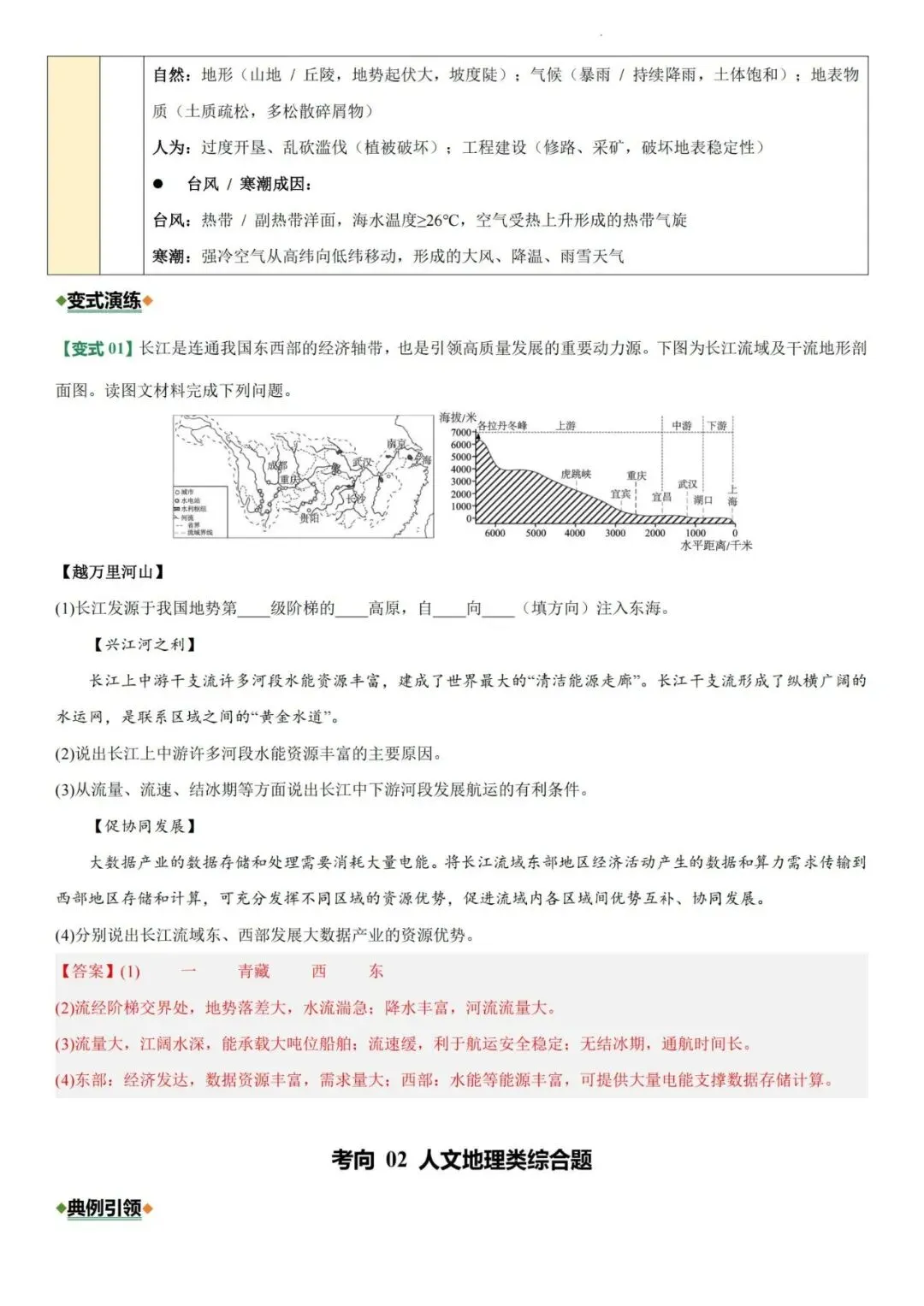 提分干货!2026中考地理【非选择题常见题型与解题技巧】,完整PDF电子版可下载~ 第6张