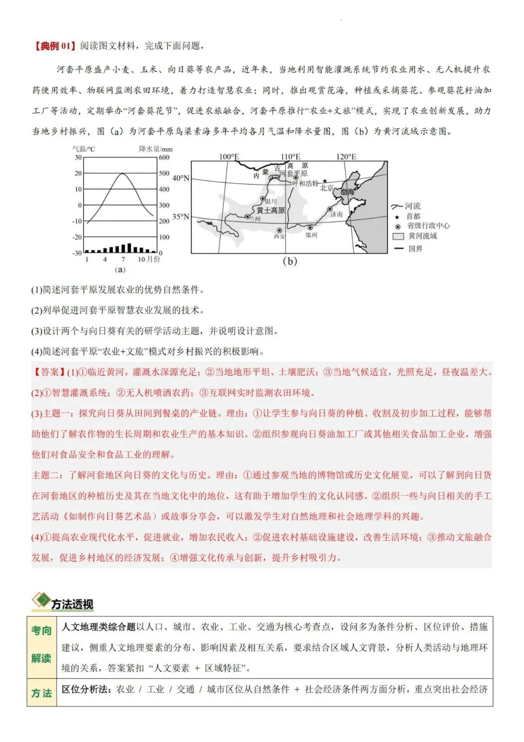 提分干货!2026中考地理【非选择题常见题型与解题技巧】,完整PDF电子版可下载~ 第7张