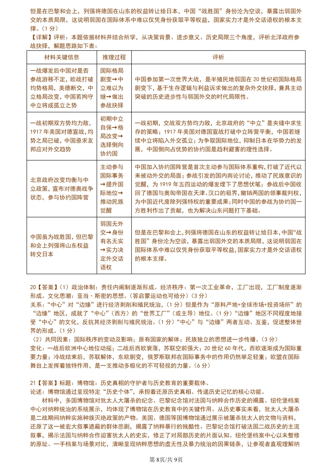 【试卷分享】宁波高三·二模【历史·含答案与解析】 第11张