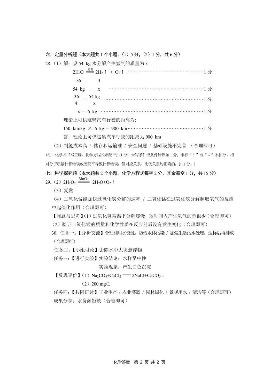 2026年初中学业水平模拟考试理综试卷+答案 第21张