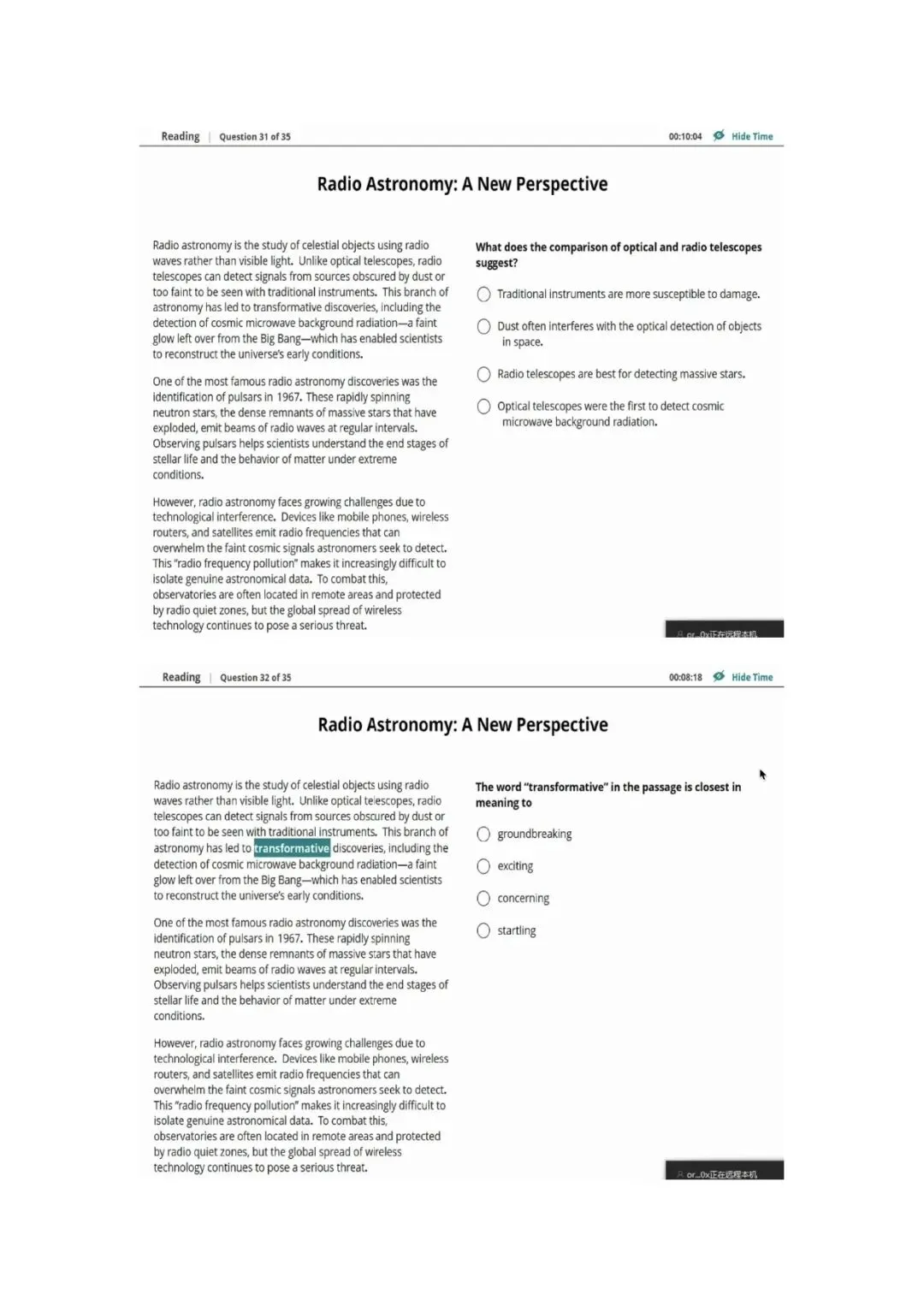 新托福第038套20260329真题(图片版) 第7张