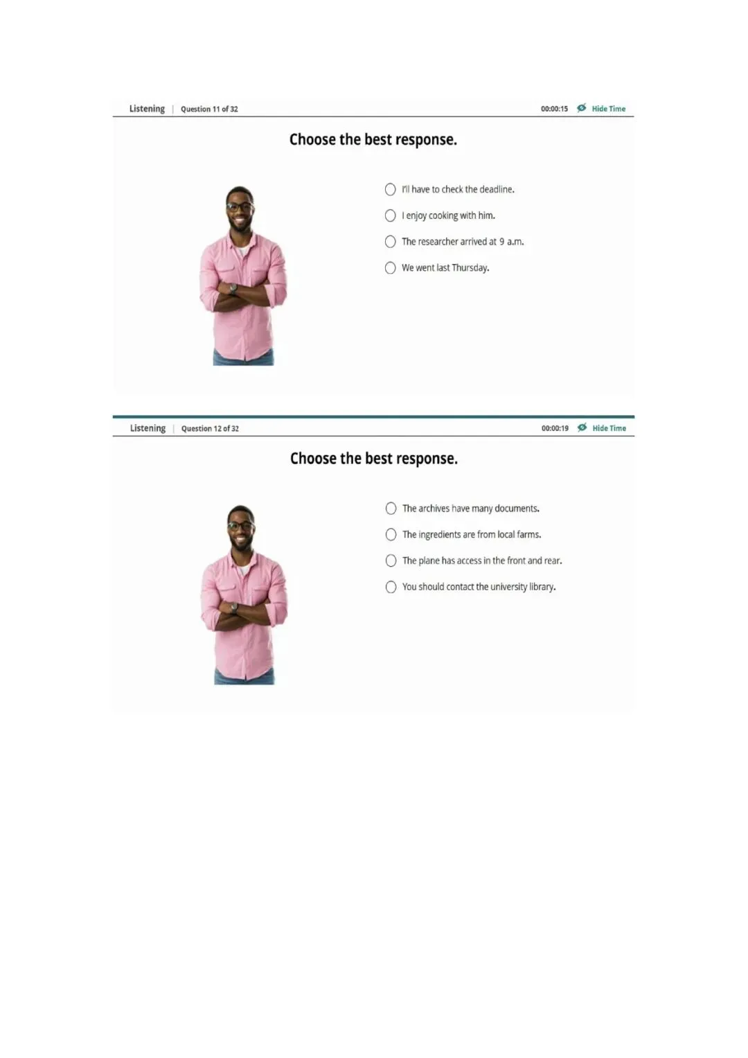 新托福第038套20260329真题(图片版) 第19张