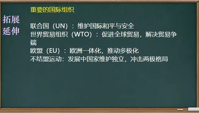 中考历史·一轮复习课件【走向和平发展的世界】 第23张