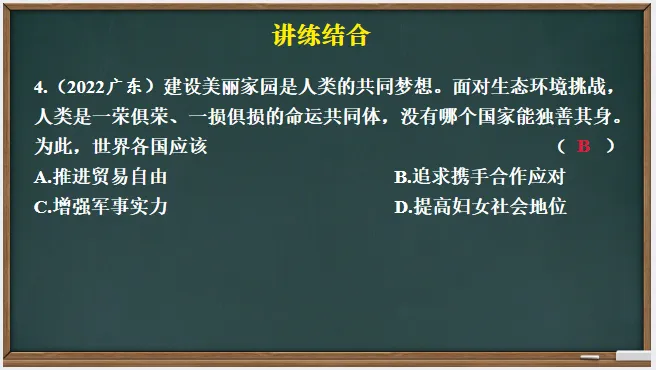 中考历史·一轮复习课件【走向和平发展的世界】 第30张