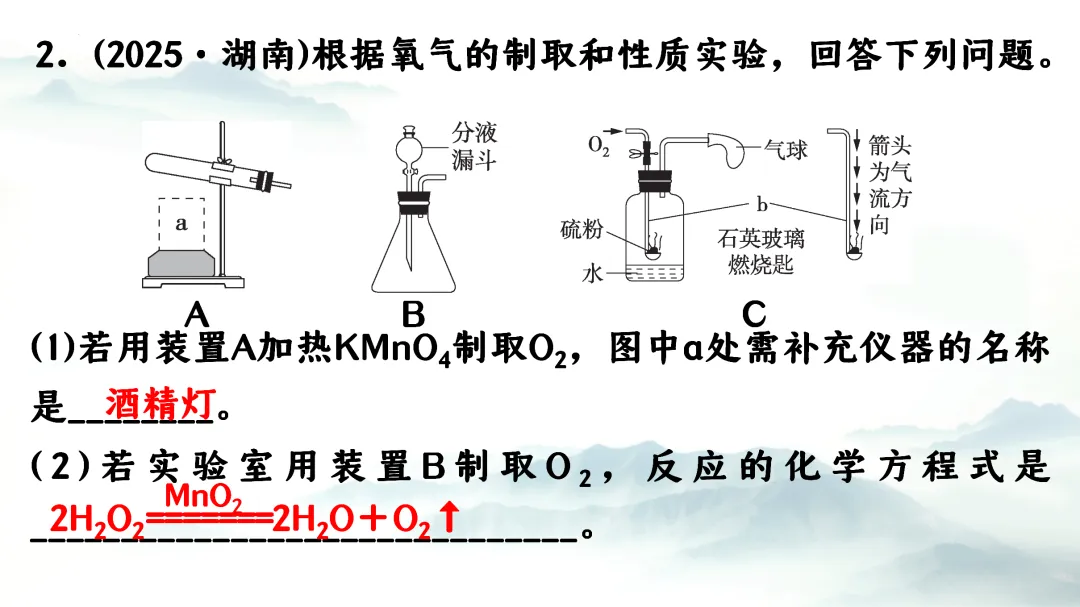 F864 二轮中考单元复习 决胜中考2026 优质课资源包 初中化学《专题复习---常见气体的制备、收集、净化》课件PPT+教学设计Word 第20张