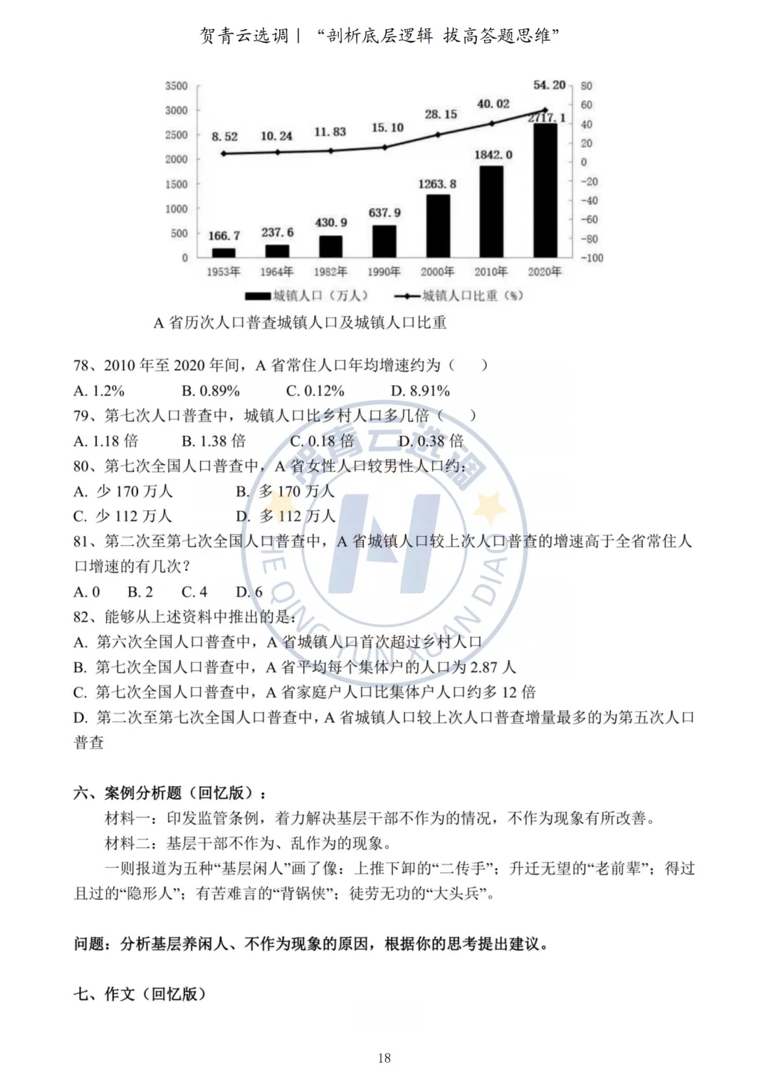 真题分享-451|2022年河南定向选调生录用考试《综合能力测试》 第18张