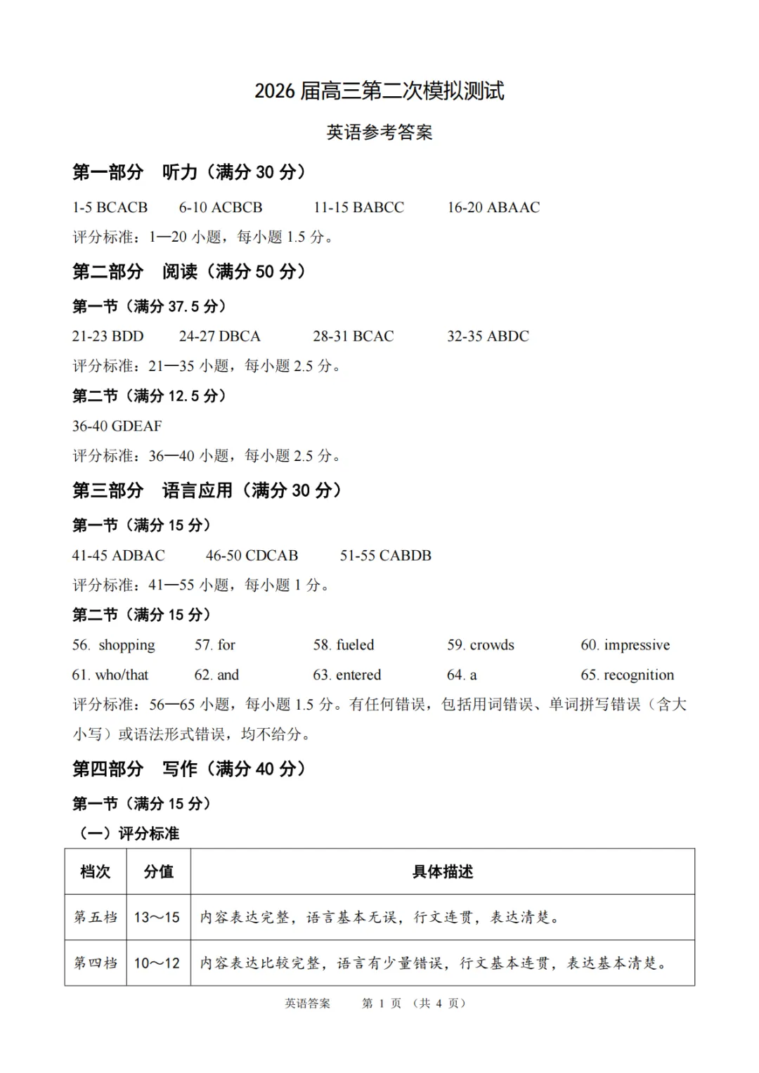 2026届高三【眉山二诊】试卷和答案 第51张