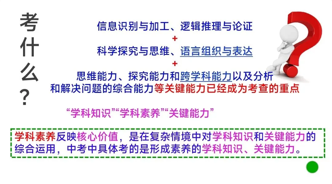 初中生物中考复习备考策略培训pptx课件:基于素养导向的初中生物学复习备考策略 第18张