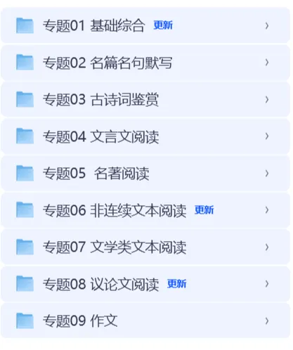 中考语文分类真题 第2张
