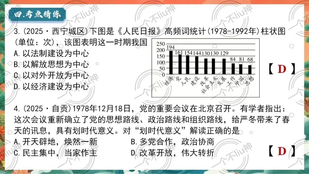 2026中考一轮-3中国特色社会主义道路 第21张