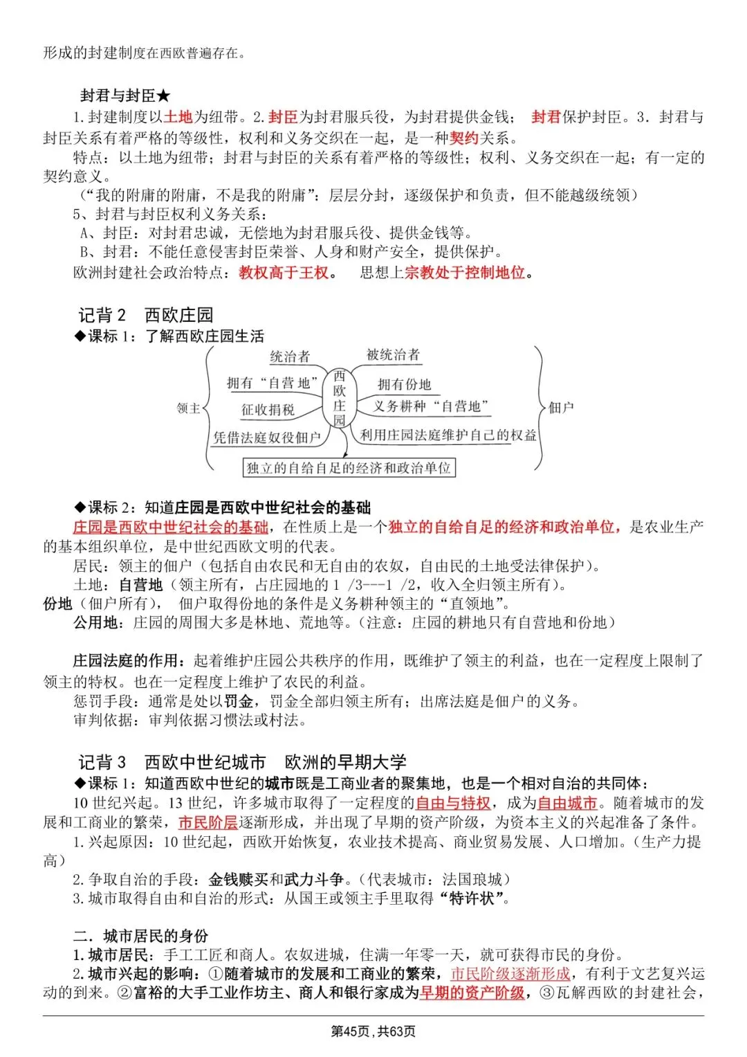 中考历史|全六册超全提纲|背完直接冲满分 第45张