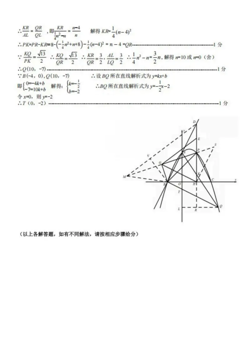 2026哈尔滨道外区九年级下数学一模 试卷+答案 第12张