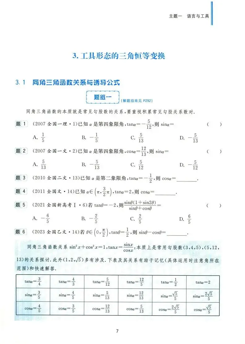 高考数学:全国卷真题精编(1978~2024) 第13张