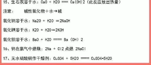 中考化学五大反应+十大误区 第21张