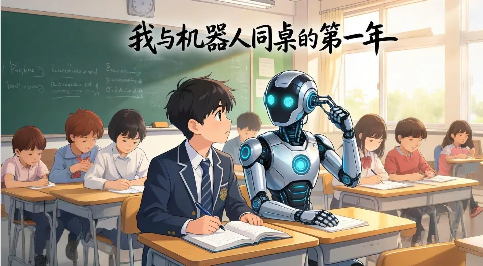 中考作文百日攻坚(22)深南外一模:我与机器人同桌的第一年 第2张