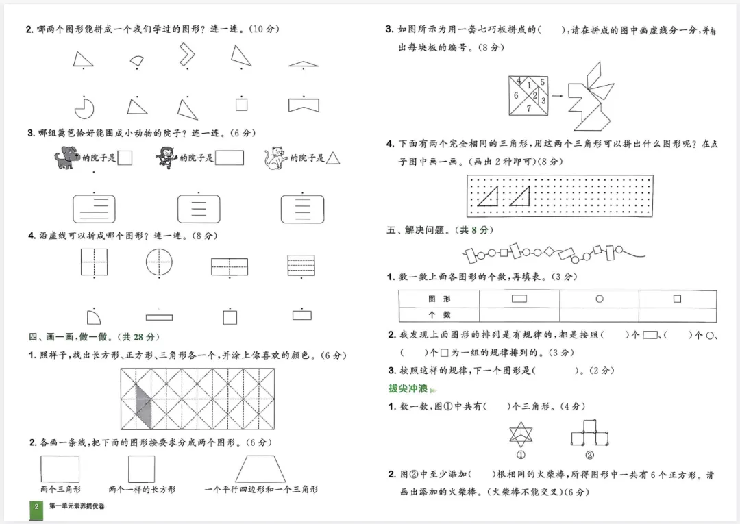26春新!语文|数学《拔尖大试卷》1~6年级下册,人教+北师+苏教版 第5张