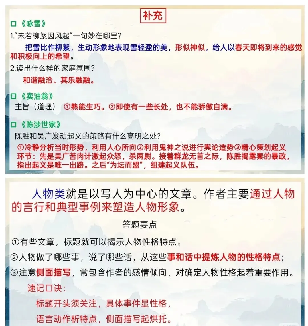 中考文言文分类专项复习 第8张