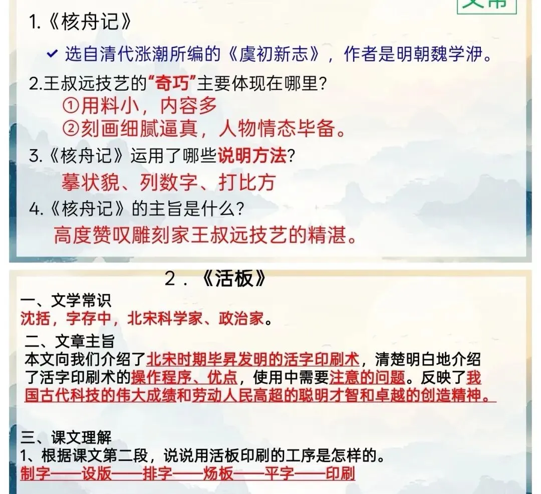 中考文言文分类专项复习 第12张