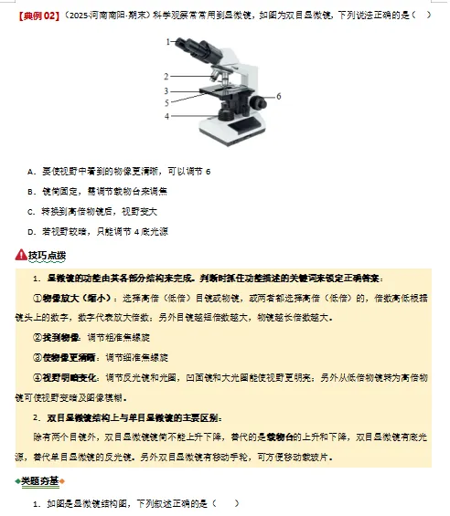 2026年中考(会考)生物二轮复习重难点专练,打印一份给孩子,考试轻松突破90分! 第5张