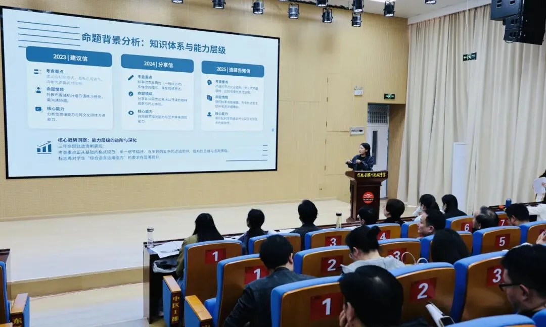 深研高考真题 赋能精准备考——潢川高中英语组举行说高考题展示活动 第13张