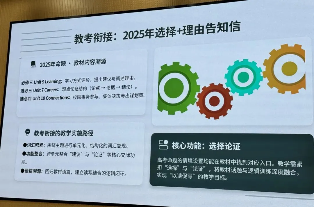 深研高考真题 赋能精准备考——潢川高中英语组举行说高考题展示活动 第15张