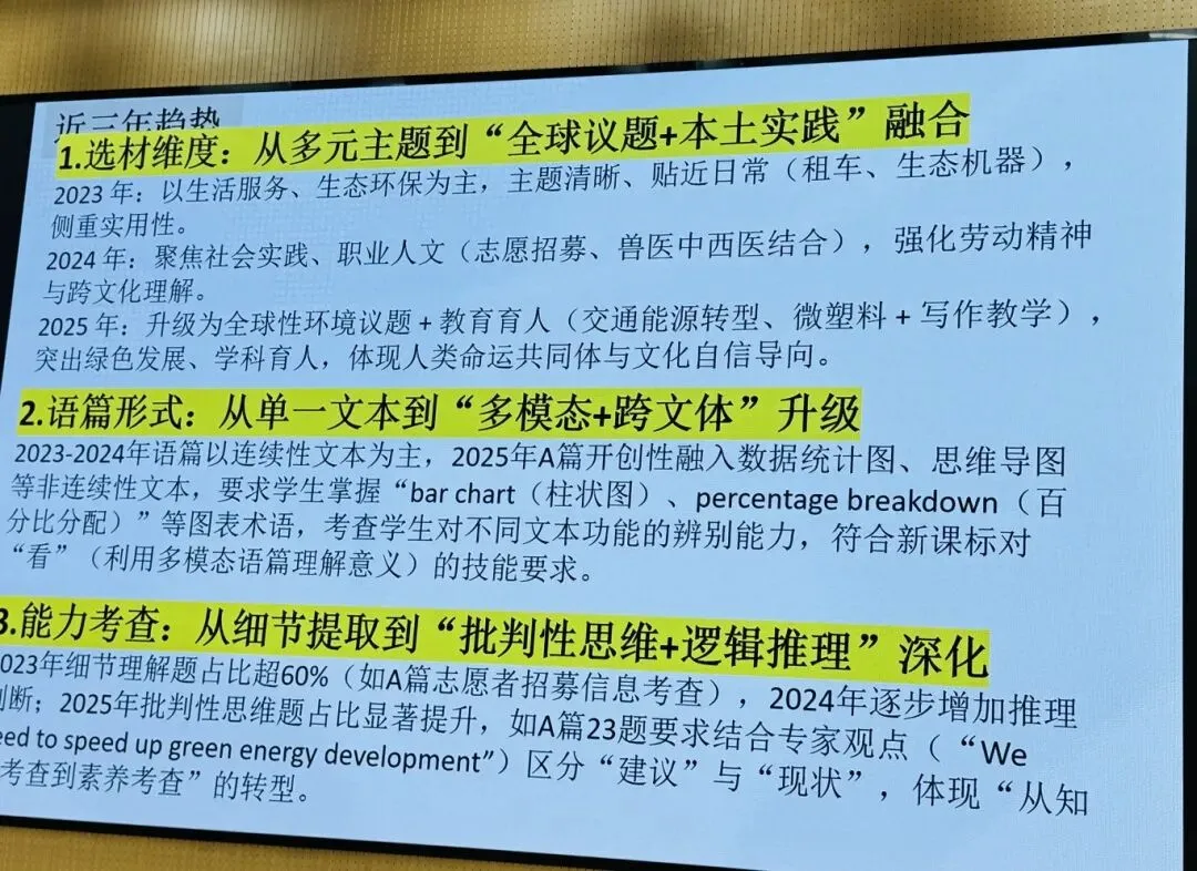 深研高考真题 赋能精准备考——潢川高中英语组举行说高考题展示活动 第19张