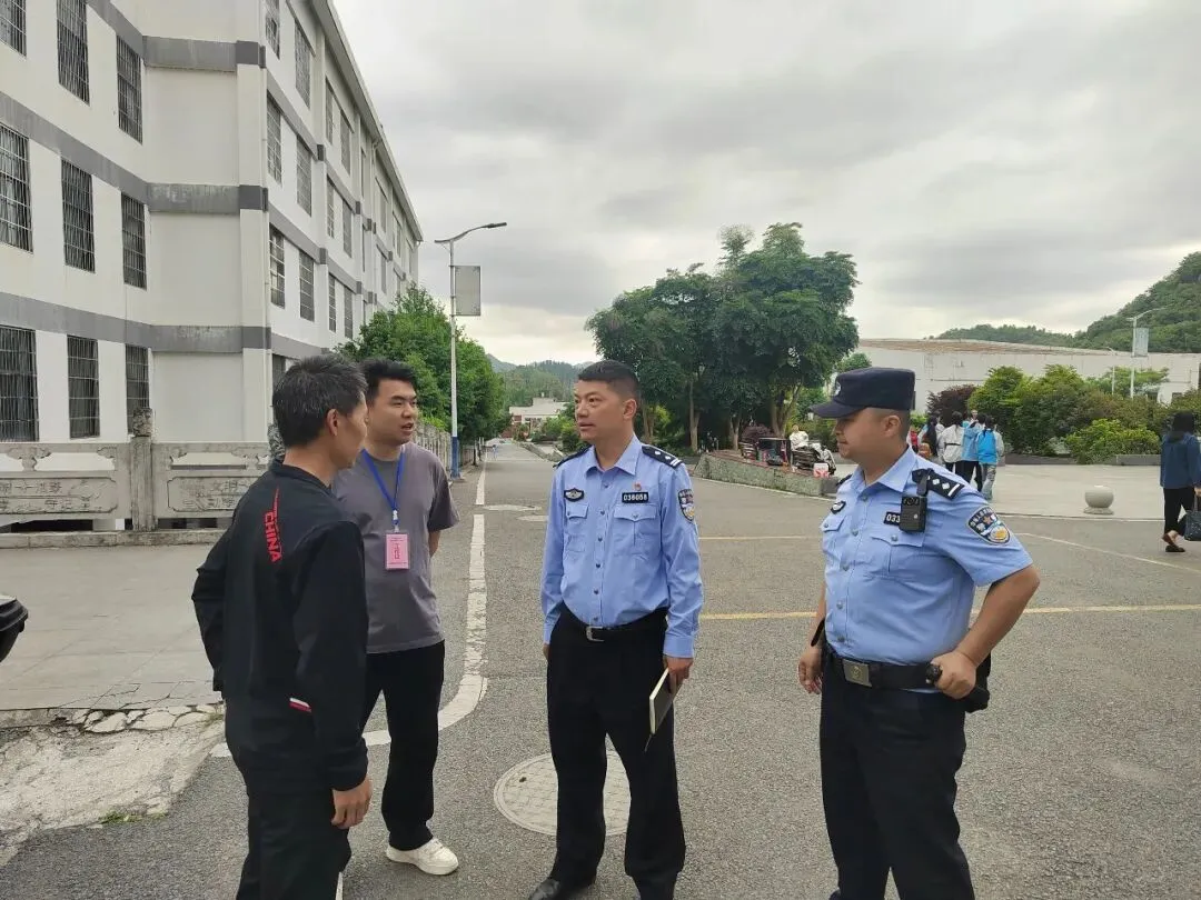 逐梦中考路,守护平安行|黄果树公安全力护航2026年中考体育考试 第9张