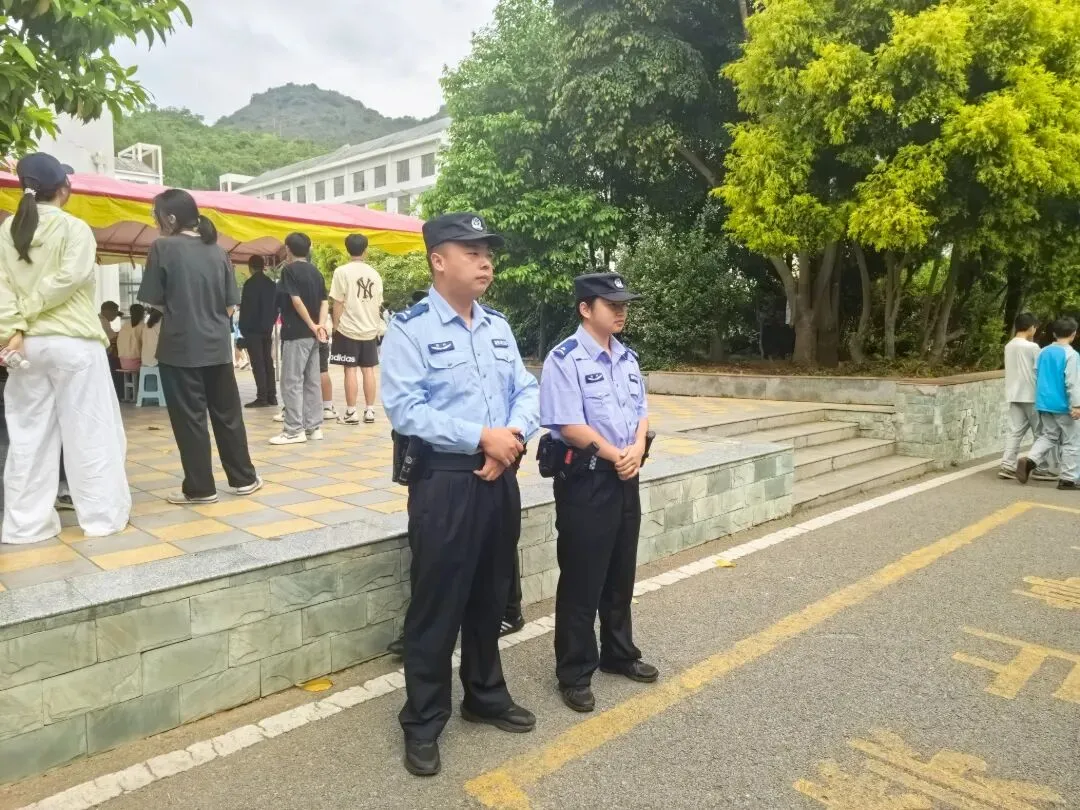 逐梦中考路,守护平安行|黄果树公安全力护航2026年中考体育考试 第15张