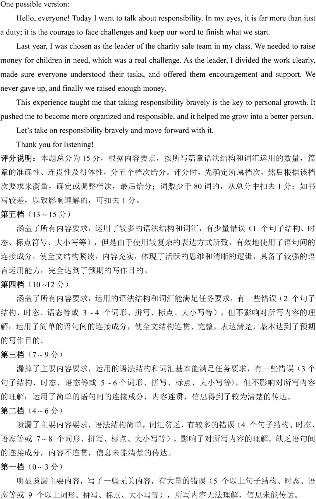 太原市2026年初三模拟考试(一)----英语 第14张