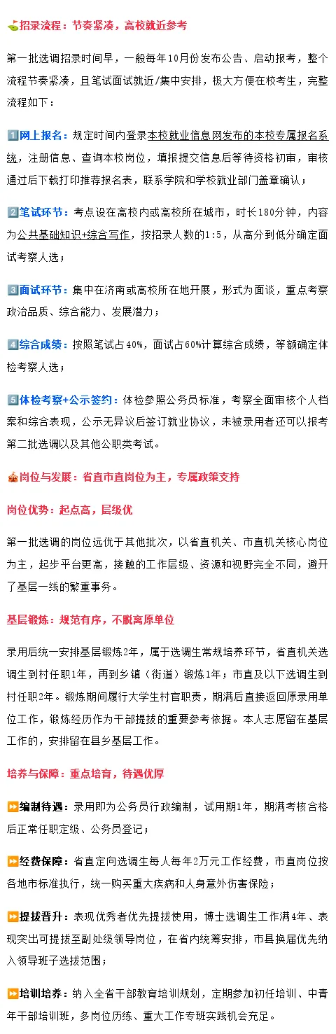 今晚山东第一批(专额)选调专场解读!全真模考/备考资料免费领 第4张