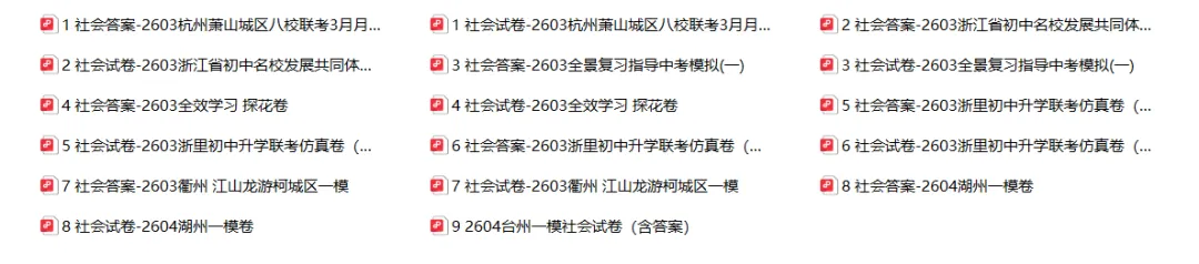 【中考复习】浙江中考历史复习资料汇总 第5张