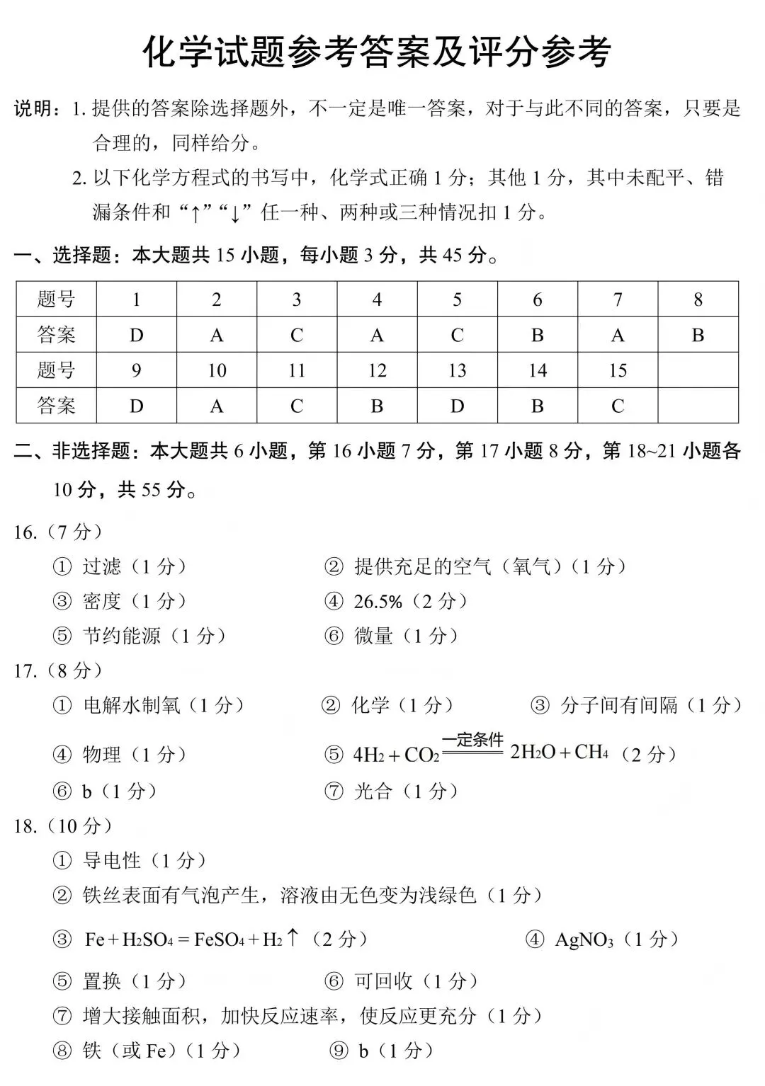 2026年惠州和韶关两市联考模拟化学试卷(含答案) 第9张