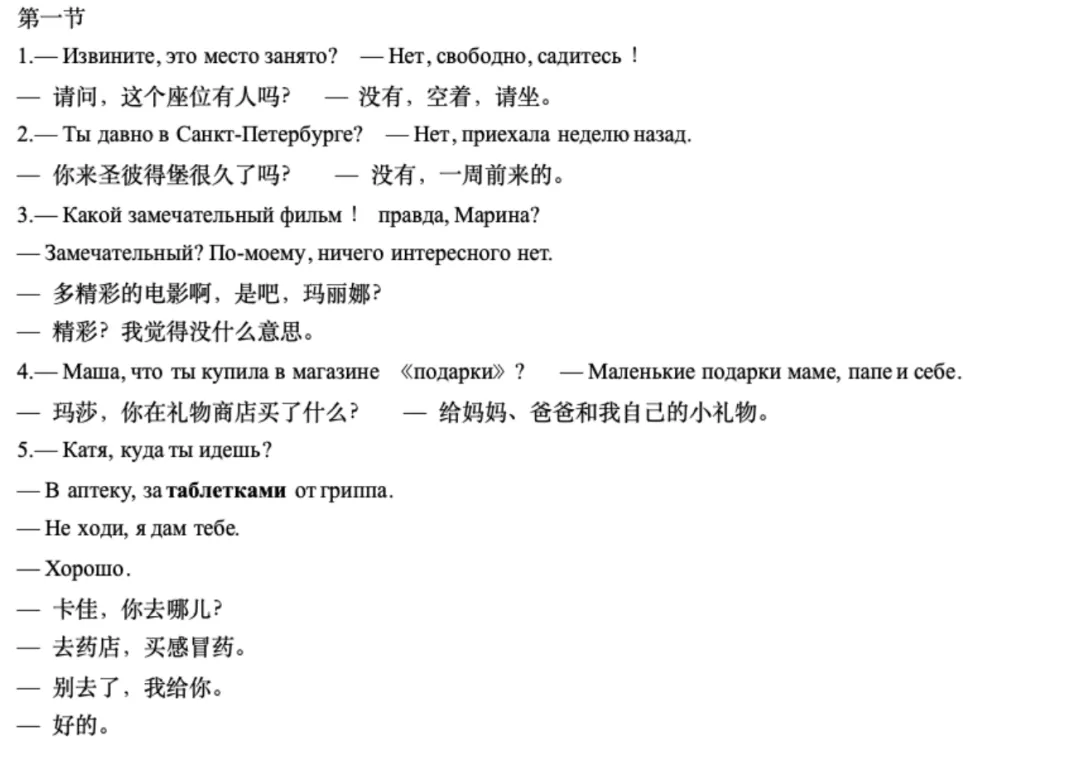 高考俄语·2010年听力真题+原文翻译+答案 第6张