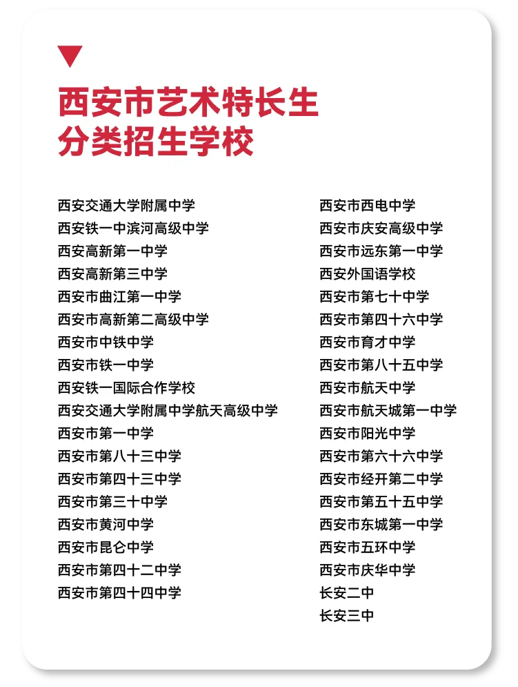 【速看】2026年西安中考特长生报名时间&考试时间公布! 第11张