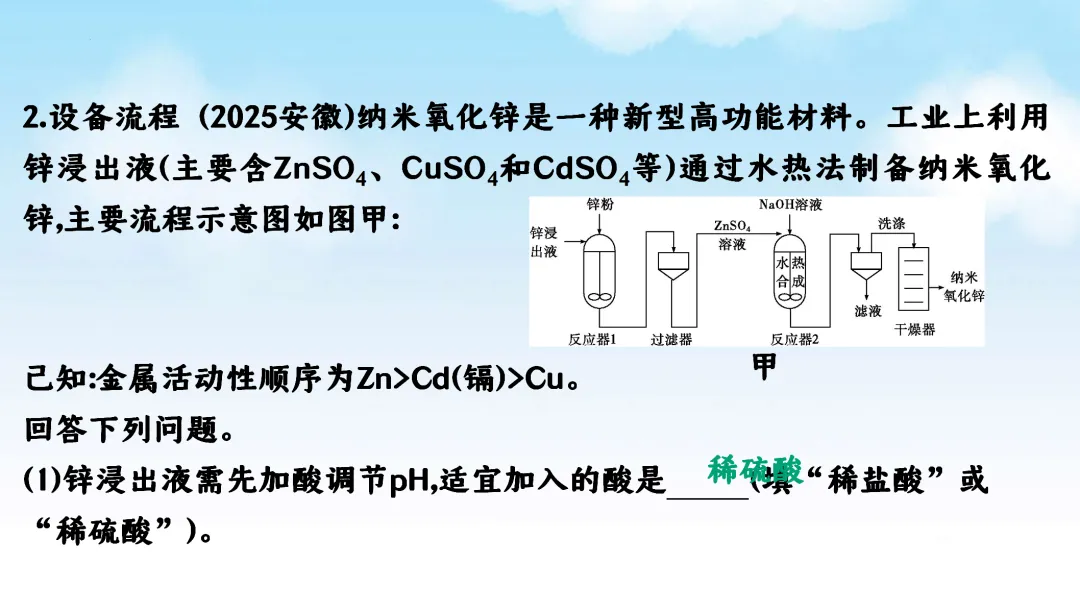 F870 二轮中考 专题复习 决胜中考2026 优质课资源包 初中化学《专题复习---工艺流程题》课件PPT+教学设计Word 第23张