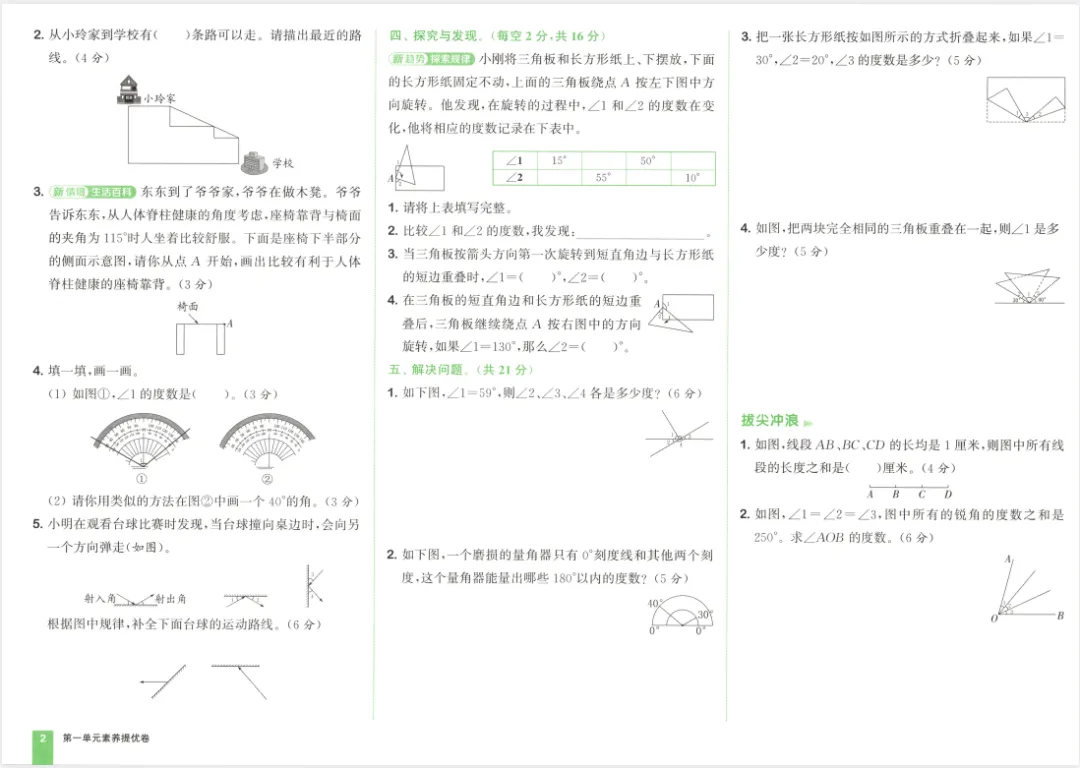 26春数学苏教版《拔尖大试卷》123456年级下册(高清无水印) 第3张