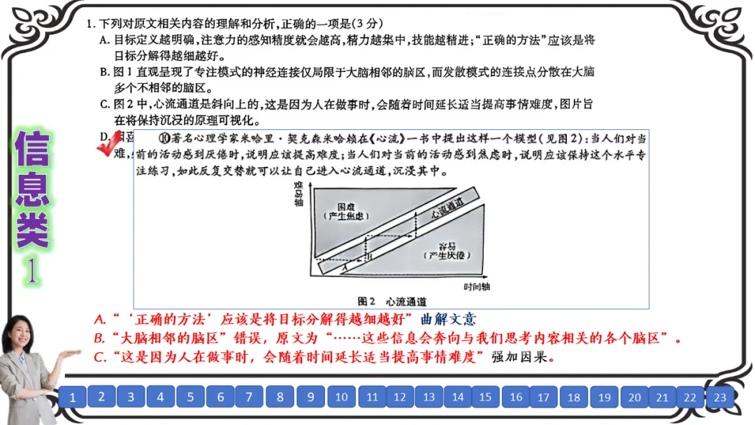 【二份好题】高中语文试题快题(试卷+答题卡+讲评课件+答案解析) 第19张