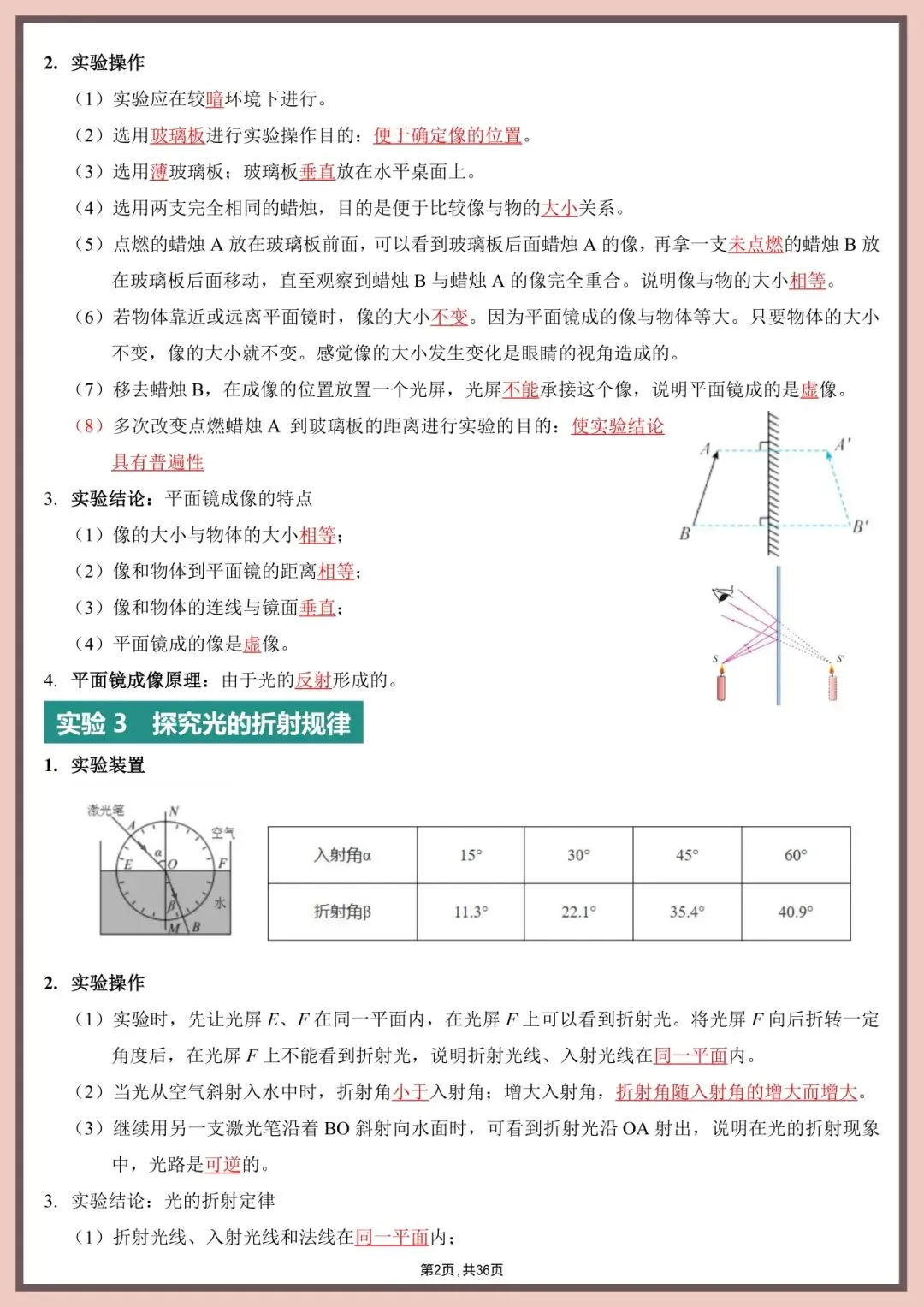 中考物理实验|直接背!4大模块+高频考点+易错坑点 第2张