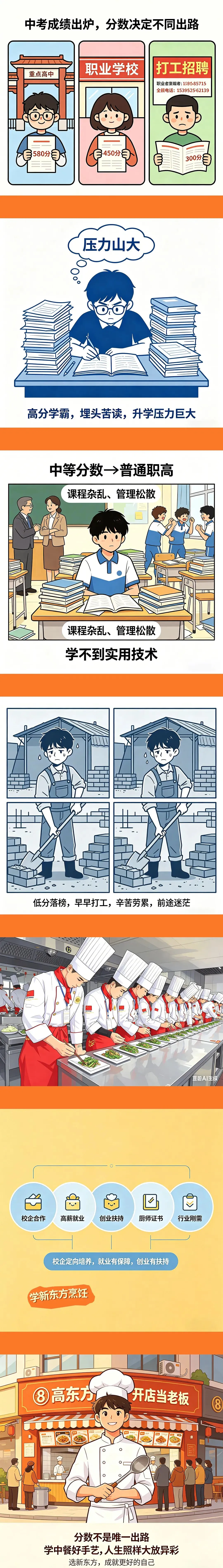 中考不是唯一!低分、中等、优生升学规划,家长速看 第2张