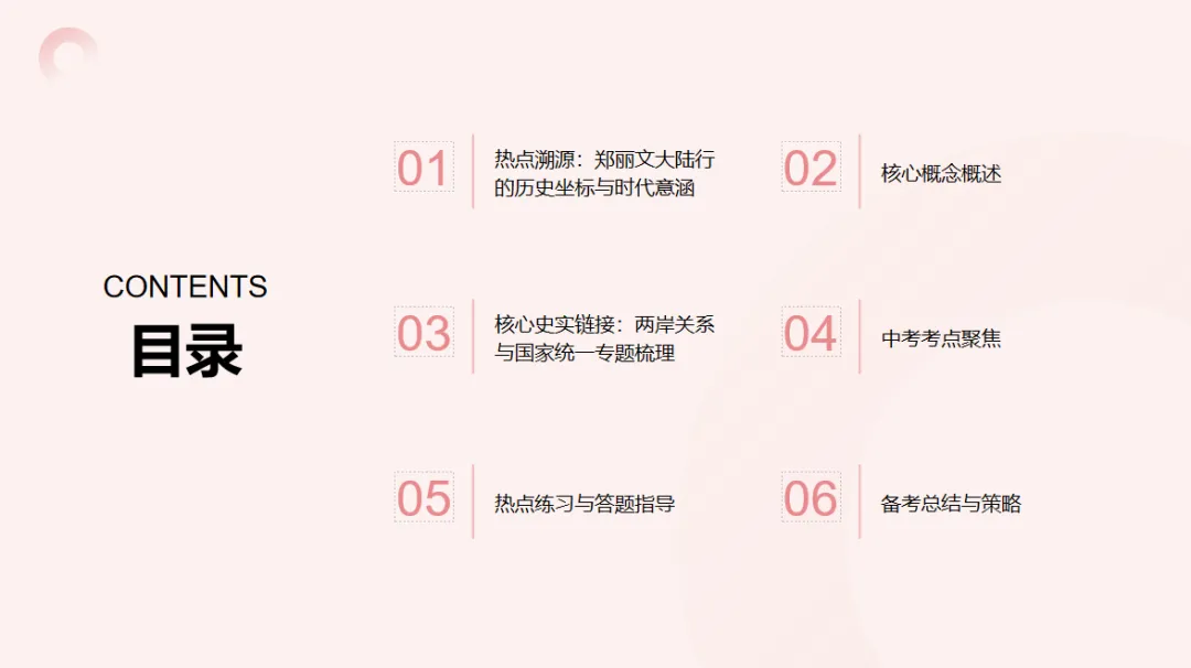 2026年中考历史热点专题(七):郑丽文大陆行——从国共百年交往看两岸关系新路 第3张