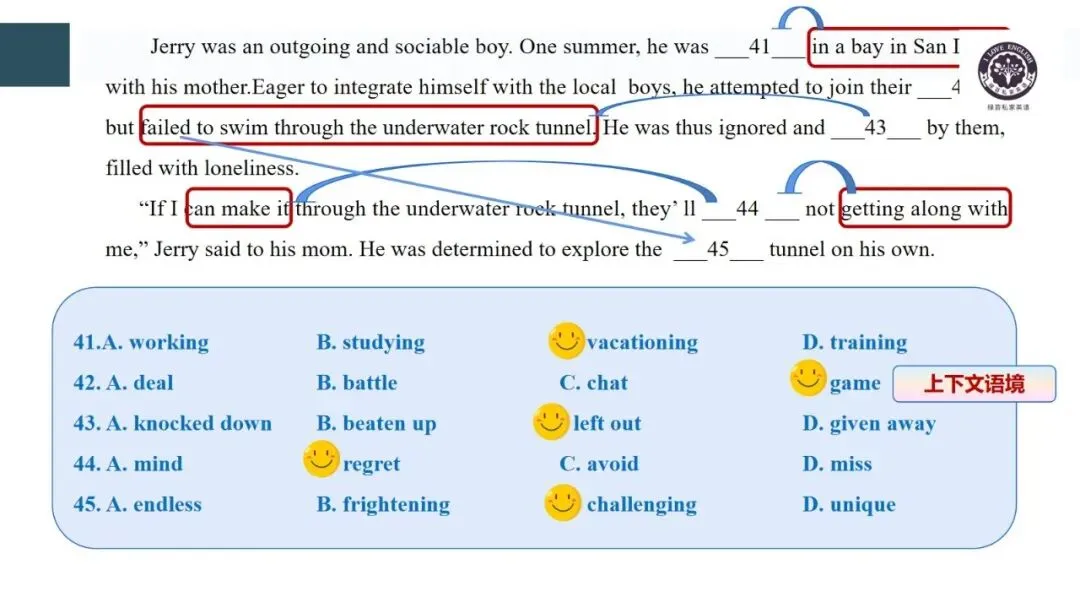 试卷分析:基于语篇讲评2026届湖衢丽三地市联考二模客观题 第28张